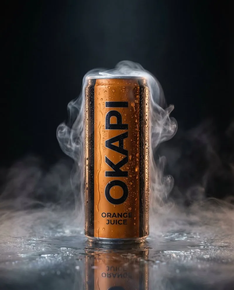 Packshot canette Okapi